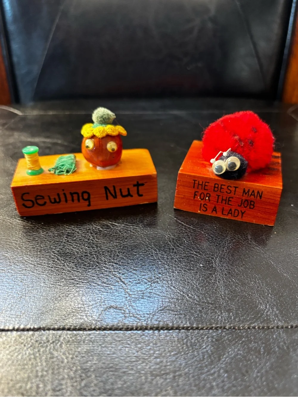 Funny Vintage Handmade Kitschy Miniature Figurines